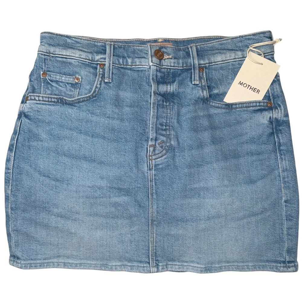 MOTHER The Vagabond Mini Skirt in Love On The Beat - Picture 5 of 6